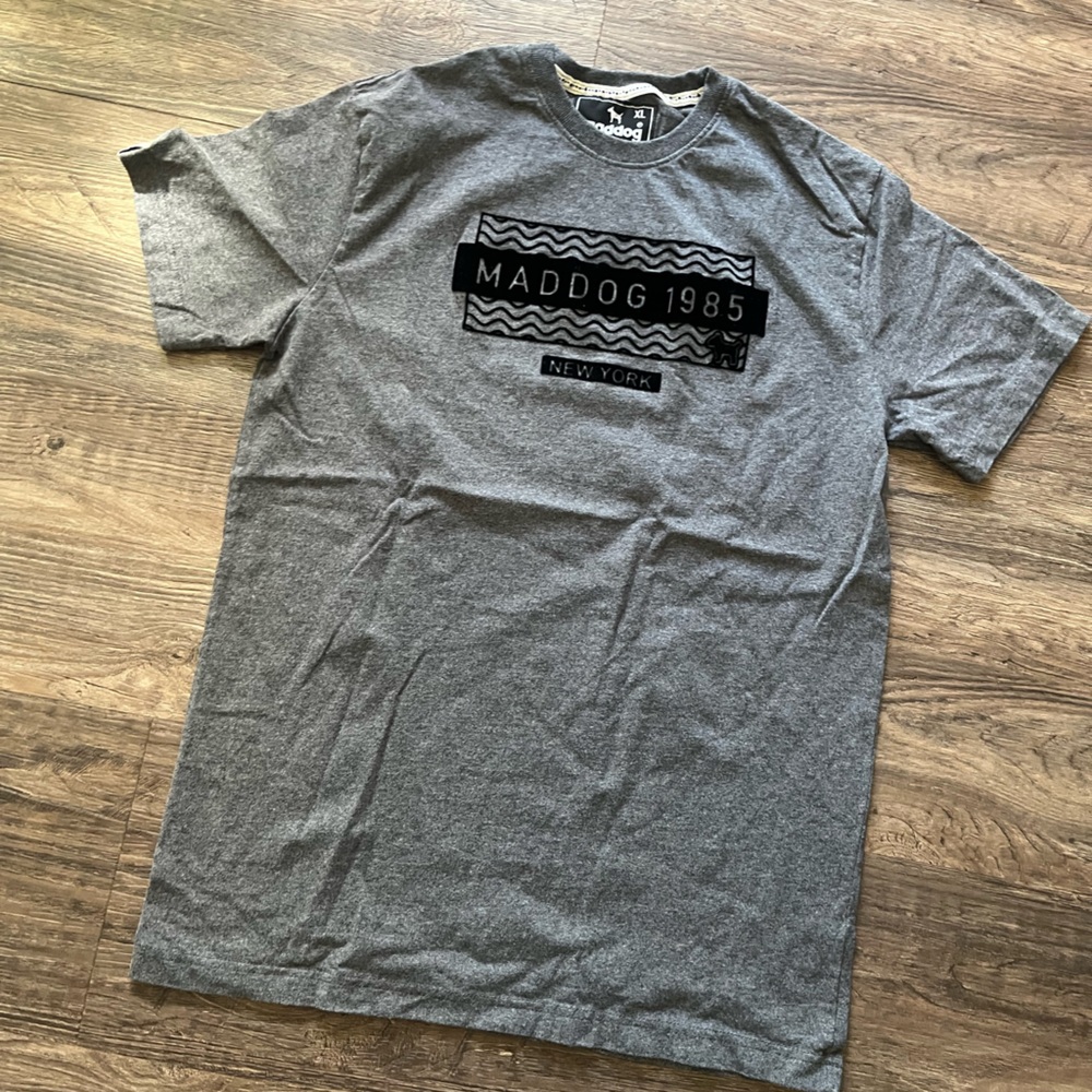 Maddog 1985 Nee York Gray Men's T-Shirt New X-Large